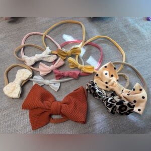 Assorted Colorful Kids Hair Bow Set